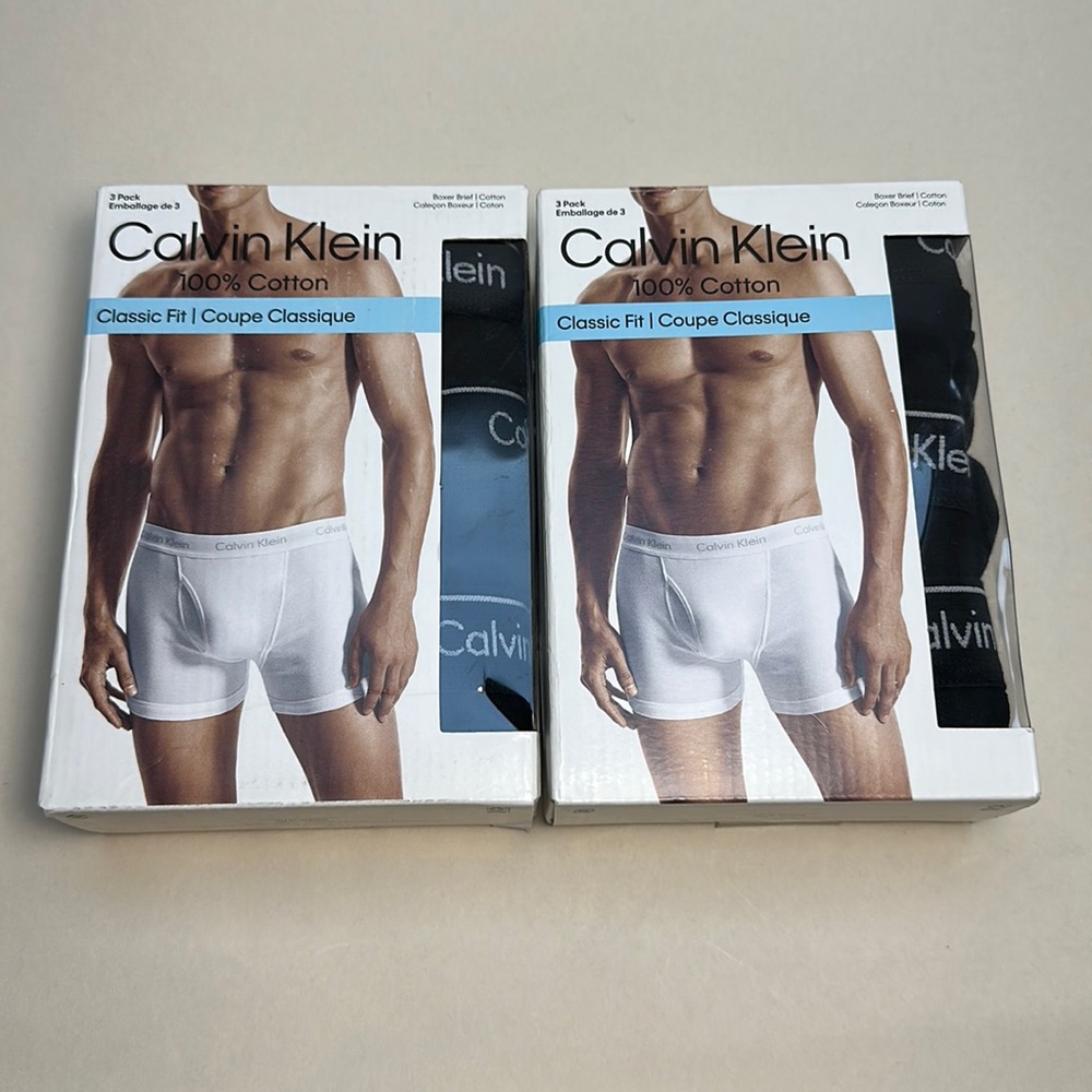 Calvin Klein men’s boxers size M two boxes